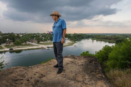 Paul Theroux outdoors
